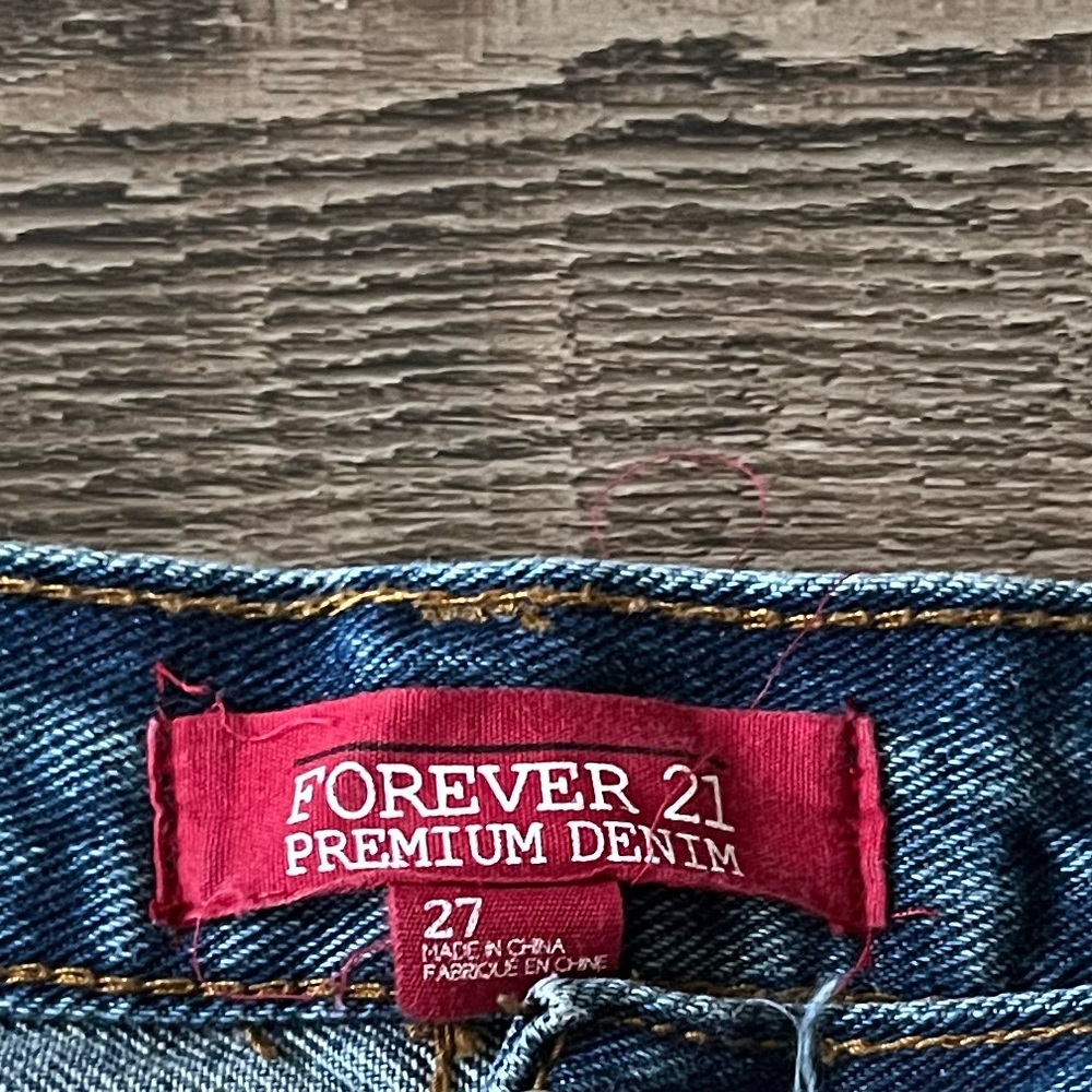 Distressed Denim Button Up Cutoff Shorts - Picture 4 of 4